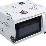 Microwave Oven Cover Dust Oil Proof Water Proof Microwave Oven Protector Cover for Home Kitchen - Double Pocket Microwave Protective Cover