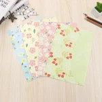 Plastic Envelopes Poly Envelopes, A4 Size Cute Pattern File Folders with Buckle Closure, Filing Envelopes for School/Home/Office - Image 3