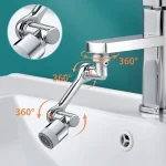 Rotatable Multifunctional Extension Faucet Aerator Kitchen Sink Faucet Extender Adapter Bathroom Tap Swivel Robotic Arm Sink Fit - Image 3