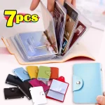 Business Card Holder Anti-theft ID Credit Card Holder 24 Slot Wallet ID Cash Organizer Pocket Case Travel Money Clip Gift Unisex