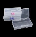 Transparent Plastic Storage Jewelry Box Empty storage box Container For Beads Earring Box For Jewelry Rectangle Case 146*85*35mm - Image 3