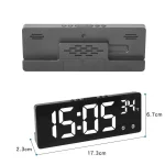 Voice Control Digital Alarm Clock Temperature Dual Alarm Snooze Desktop Table Clock Night Mode 12/24H LED Clock Watch Desk - Image 6