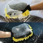 Car Wash Towel Microfiber Chenille Car Cleaning Towel Gloves Soft Dry Cloth Bound Washing Towel Absorbing Water Cleaning - Image 4