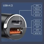 100W Car Charger USB Fast Charging For IPhone QC3.0 Mini PD USB Type C Charger Car Phone Charger For Samsung Huawei XiaoMi - Image 6